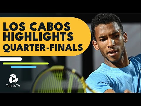 Auger-Aliassime Faces Johnson; Medvedev & Norrie In Action | Los Cabos 2022 Quarter-Final Highlights