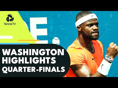 Kyrgios Plays Tiafoe for the First Time; Rublev, Korda Feature | Washington Quarter-Final Highlights