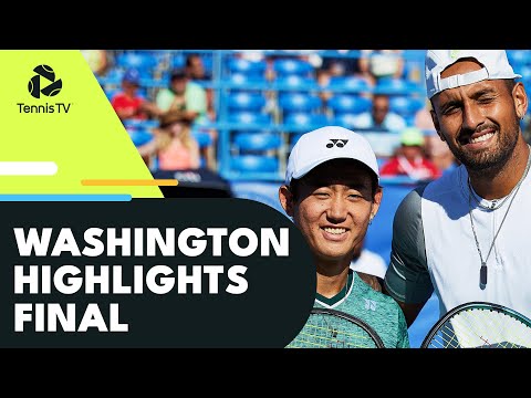 Nick Kyrgios and Yoshihito Nishioka Play for the Title | Washingont 2022 Final Highlights