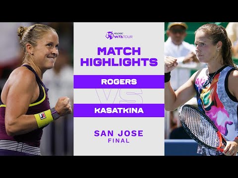 Shelby Rogers vs. Daria Kasatkina | 2022 San Jose Final | WTA Match Highlights