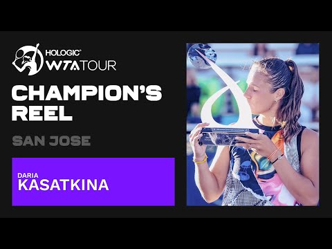 TOP PLAYS from San Jose champion Daria Kasatkina!