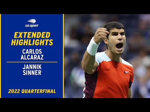 Carlos Alcaraz vs. Jannik Sinner Extended Highlights | 2022 US Open Quarterfinal