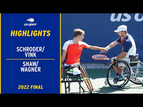 Schroder/Vink vs. Shaw/Wagner Highlights | 2022 US Open Final