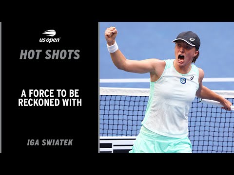 Iga Swiatek's Perfect Down-The-Line Winner | 2022 US Open