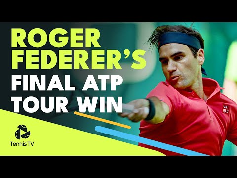 Roger Federer's Final ATP Tour Win!