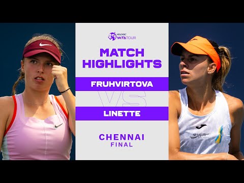 Linda Fruhvirtova vs. Magda Linette | 2022 Chennai Final | WTA Match Highlights