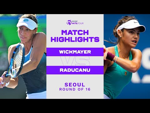 Yanina Wickmayer vs. Emma Raducanu | 2022 Seoul Round of 16 | WTA Match Highlights