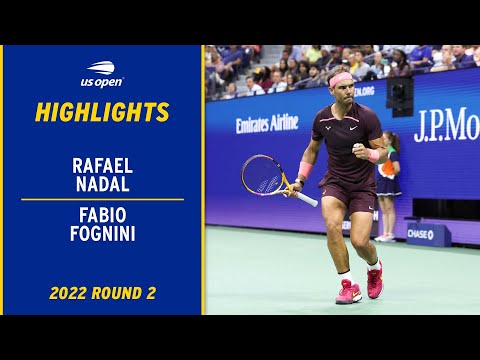 Rafael Nadal vs. Fabio Fognini Highlights | 2022 US Open Round 2