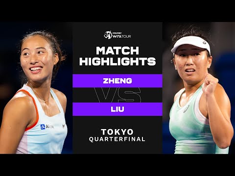 Qinwen Zheng vs. Claire Liu | 2022 Tokyo Quarterfinal | WTA Match Highlights