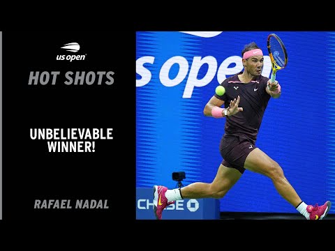 Rafael Nadal Hits Jaw-Dropping Winner | 2022 US Open Round 2