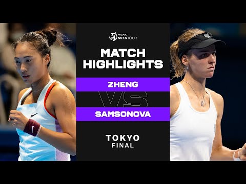 Qinwen Zheng vs. Liudmila Samsonova | 2022 Tokyo Final | WTA Match Highlights