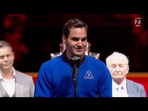 Roger Federer: Laver Cup Day 3 Speech