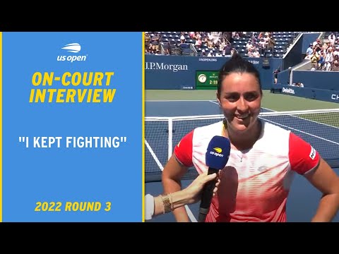 Ons Jabeur On-Court Interview | 2022 US Open Round 3