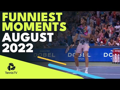 Tsitsipas & Khachanov Dance Moves, Smash Fails and Bathroom Breaks | Funniest Moments August 2022