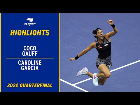 Coco Gauff vs. Caroline Garcia Highlights | 2022 US Open Quarterfinal