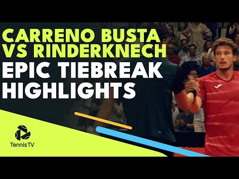 Rinderknech vs Carreno Busta EPIC Deciding Tiebreak Highlights | Gijon 2022