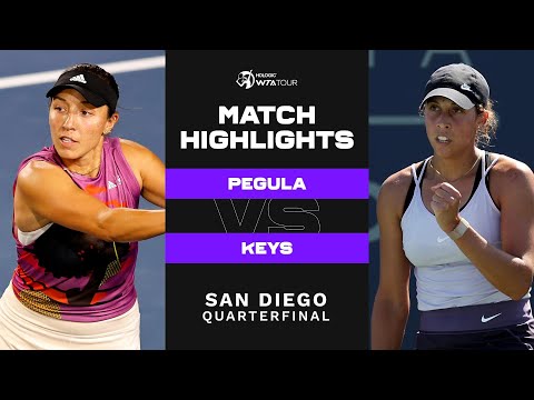 Jessica Pegula vs. Madison Keys | 2022 San Diego Quarterfinal | WTA Match Highlights