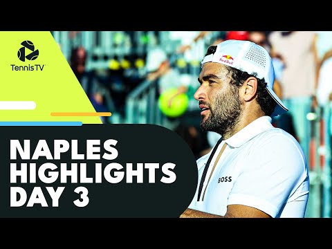 Berrettini, Musetti, & Fognini All In Action | Naples 2022 Day 3 Highlights