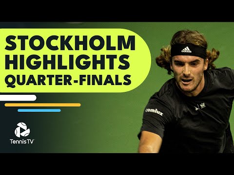 Tsitsipas Plays Ymer; Tiafoe, Rune & More Feature | Stockholm 2022 Highlights Quarter-Finals