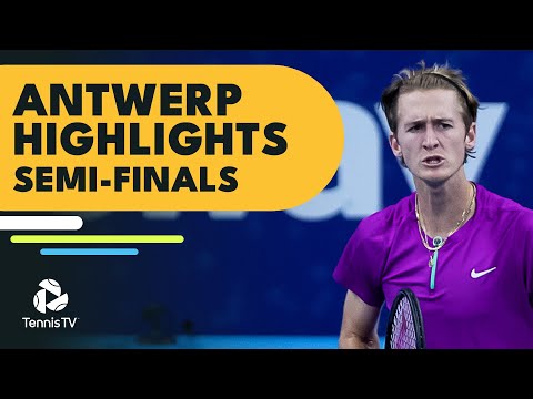 Korda Clashes with Thiem; Auger-Aliassime Battles Gasquet | Antwerp 2022 Semi-Final Highlights