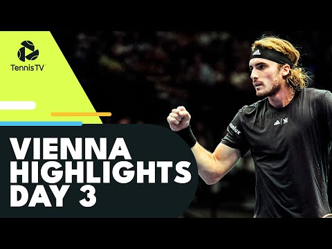 Fritz Plays Shapovalov; Medvedev, Tsitsipas & Sinner All In Action | Vienna 2022 Highlights Day 3