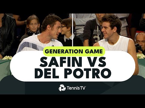 GENERATION GAME: Marat Safin vs Juan Martin Del Potro | Paris 2009 Highlights