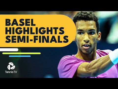 Alcaraz vs Auger-Aliassime; Rune vs Bautista Agut | Basel 2022 Semi-Final Highlights