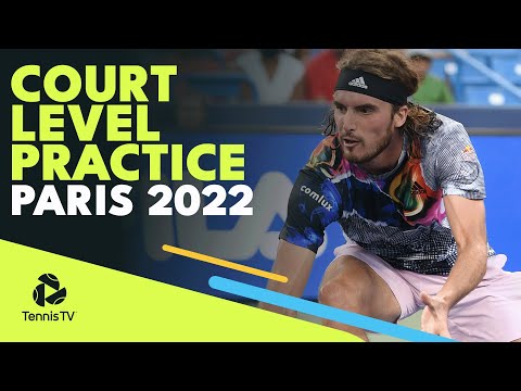 Djokovic, Tsitsipas, Ruud, Rublev, Murray, Fritz & More Court-Level Practice | Paris 2022