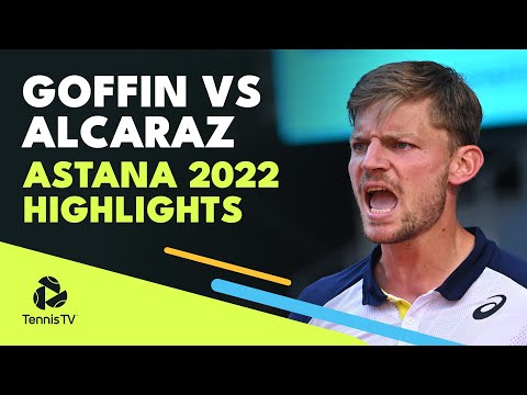 David Goffin vs Carlos Alcaraz Highlights | Astana 2022