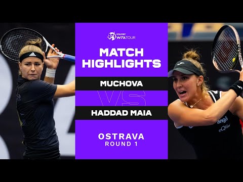 Karolina Muchova vs. Beatriz Haddad Maia | 2022 Ostrava Round 1 | WTA Match Highlights