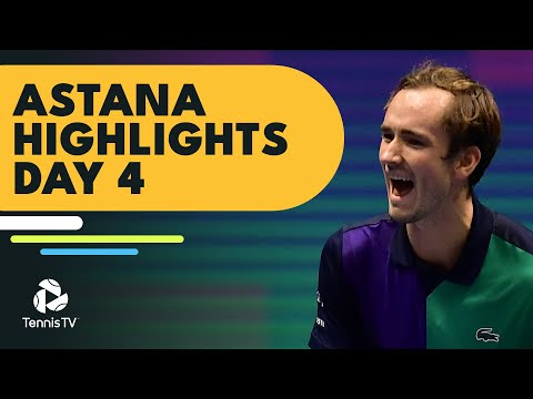 Medvedev Faces Ruusuvuori; Djokovic, Hurkacz & More In Action | Astana 2022 Highlights Day 4