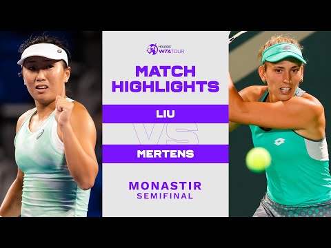 Claire Liu vs. Elise Mertens | 2022 Monastir Semifinal | WTA Match Highlights