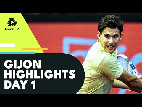 Thiem Plays Sousa; Landaluce Makes ATP Debut | Gijon 2022 Day 1 Highlights