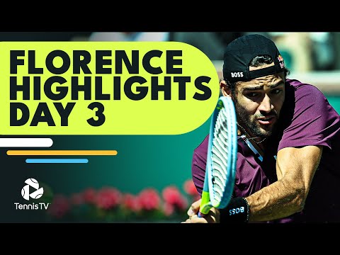 Berrettini Takes On Carballes Baena; Cressy, Karatsev & Bublik Play | Florence Highlights Day 3