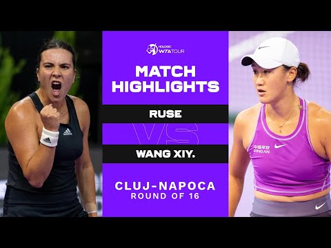 Elena-Gabriela Ruse vs. Wang Xiyu | 2022 Cluj-Napoca Round of 16 | WTA Match Highlights