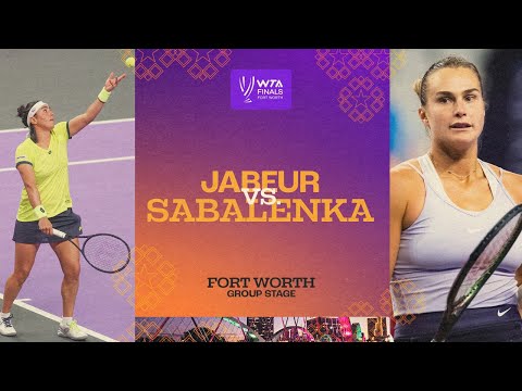 Ons Jabeur vs. Aryna Sabalenka | 2022 WTA Finals Group Stage | Match Highlights