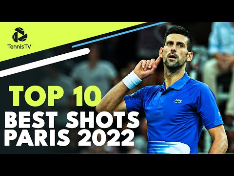 Djokovic & Fognini Madness in Top 10 Best Shots & Rallies | Paris 2022