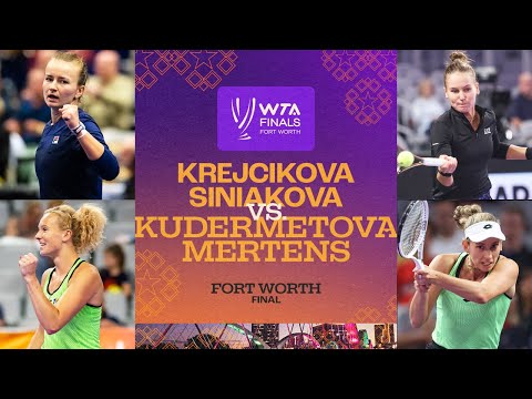 Krejcikova/Siniakova vs. Kudermetova/Mertens | 2022 WTA Finals | Doubles Final Match Highlights