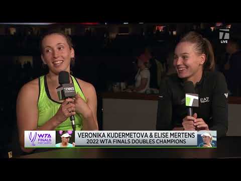 Veronika Kudermetova and Elise Mertens: 2022 WTA Finals Championship Win