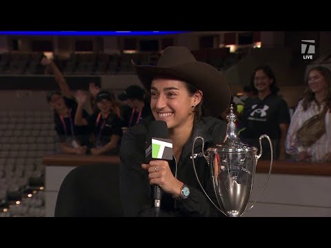 Caroline Garcia: 2022 WTA Finals Championship Win