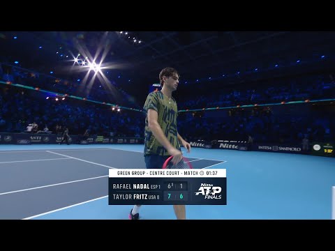 HIGHLIGHTS: Taylor Fritz vs. Rafael Nadal; 2022 ATP Finals Round Robin