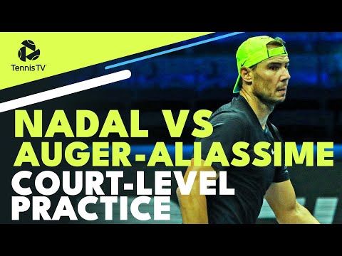 Rafael Nadal vs Felix Auger-Aliassime: Court-Level Practice Highlights | Nitto ATP Finals 2022