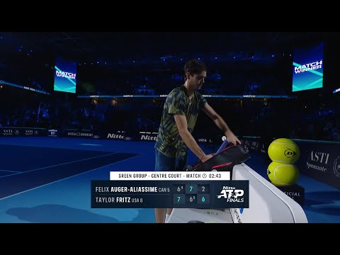 HIGHLIGHTS: Taylor Fritz vs. Felix Auger-Aliassime; 2022 ATP Finals Round Robin