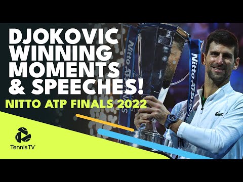 Novak Djokovic Championship-Winning Moments & Speech | Nitto ATP Finals 2022