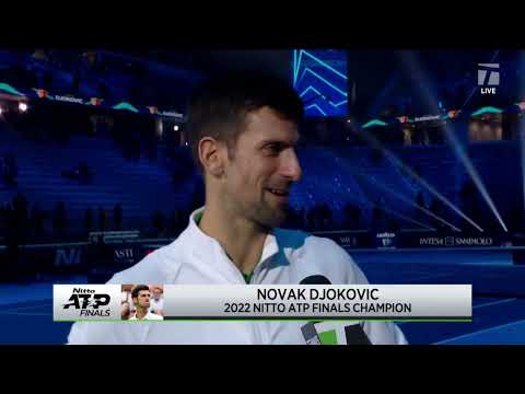 Novak Djokovic: 2022 ATP Finals Champion Win Interview