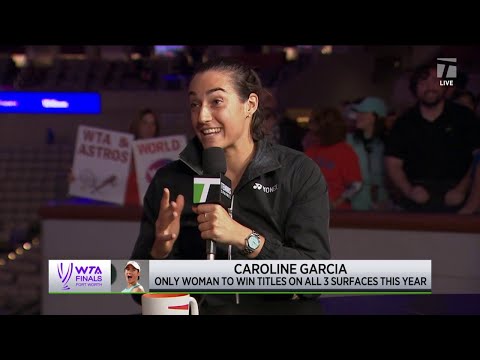 Caroline Garcia: 2022 WTA Finals Round Robin Win Interview