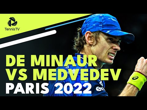 Daniil Medvedev vs Alex De Minaur Brutal Battle | Paris 2022 Highlights