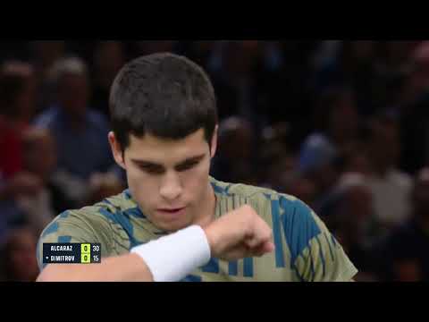 HIGHLIGHTS: Carlos Alcaraz vs. Grigor Dimitrov; 2022 Paris Masters Third Round