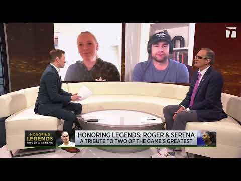 Wozniacki and Roddick Reflect On Roger & Serena | Honoring Legends