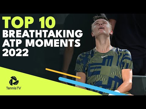 Top 10 BREATHTAKING Tennis Moments in 2022